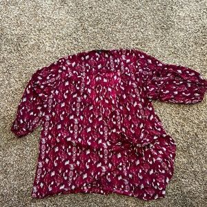 Snakeskin wrap around top